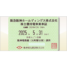 阪急阪神ホールディングス 阪神電鉄線 株主優待電車 乗車証 最新券 送料込み！