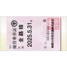 新　株主優待乗車券　2023年11月30日迄　神奈川中央交通（神奈中）20枚送込