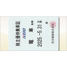 京王電鉄　株主優待乗車証　電車のみ　半年定期　2020.5.31　送料無料