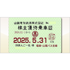 山陽電気鉄道 株主優待乗車証 定期 期限 2023.11.30